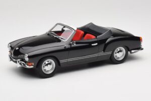 Volkswagen Karmann Ghia Kabriolet Čierny Minichamps 1:18 155054031 Kov
