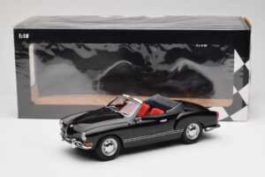 Volkswagen Karmann Ghia Kabriolet Čierny Minichamps 1:18 155054031 Kov – obrázok 6 z 6