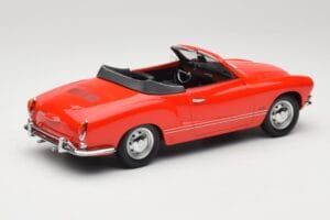 Volkswagen Karmann Ghia Kabriolet Červený Minichamps 1:18 155054030 Kov – obrázok 2 z 6