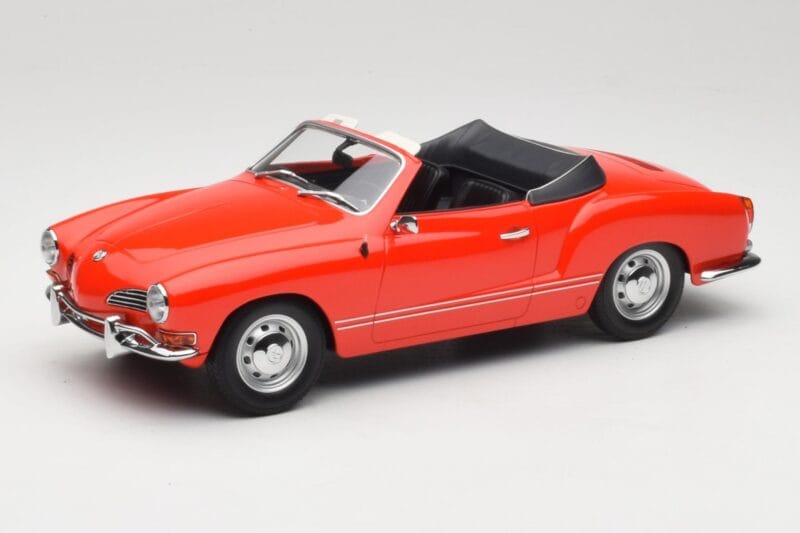 Volkswagen Karmann Ghia Kabriolet Červený Minichamps 1:18 155054030 Kov