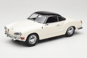 Volkswagen Karmann Ghia Krémový Čierny Minichamps 1:18 155054021 Kov