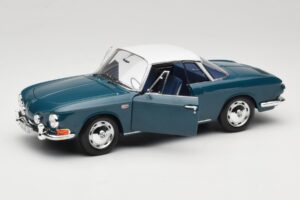 Volkswagen Karmann Ghia Type 34 1500 Sea Blue Norev 1:18 188646 Kov – obrázok 2 z 8