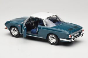 Volkswagen Karmann Ghia Type 34 1500 Sea Blue Norev 1:18 188646 Kov – obrázok 5 z 8