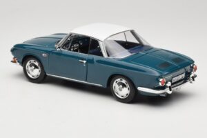 Volkswagen Karmann Ghia Type 34 1500 Sea Blue Norev 1:18 188646 Kov – obrázok 7 z 8