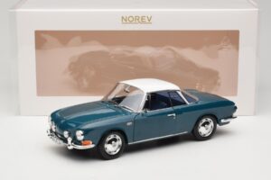 Volkswagen Karmann Ghia Type 34 1500 Sea Blue Norev 1:18 188646 Kov – obrázok 8 z 8