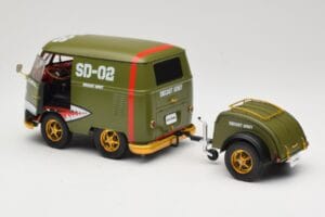Volkswagen Kool Kombi Army Fighter Green Solido 1:18 S1810901 Kov – obrázok 5 z 8
