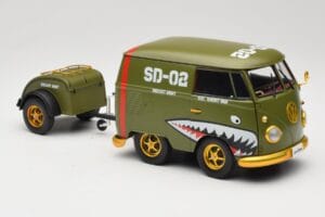 Volkswagen Kool Kombi Army Fighter Green Solido 1:18 S1810901 Kov – obrázok 6 z 8