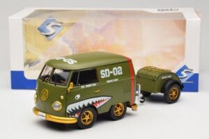 Volkswagen Kool Kombi Army Fighter Green Solido 1:18 S1810901 Kov – obrázok 8 z 8