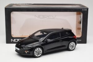 Volkswagen Scirocco Mk3 Čierny Norev 1:18 188471 Kov – obrázok 8 z 8