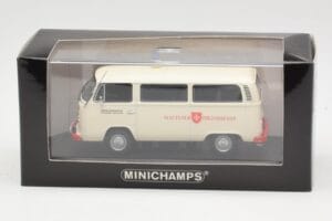 Volkswagen T2 Ambulance Malteser Hilfsdienst Minichamps 1:43 400053092 Kov – obrázok 4 z 4