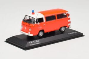 Volkswagen T2 Bus Hasiči Frankfurt Minichamps 1:43 400053091 Kov – obrázok 2 z 4