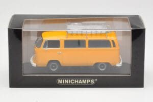 Volkswagen T2 Bus Žltý Minichamps 1:43 400053002 Kov – obrázok 4 z 4