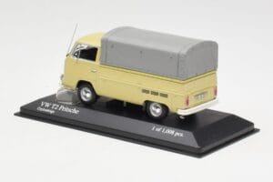 Volkswagen T2 Flatbed Béžový Minichamps 1:43 400053204 Kov – obrázok 3 z 4
