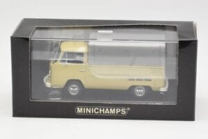 Volkswagen T2 Flatbed Béžový Minichamps 1:43 400053204 Kov – obrázok 4 z 4