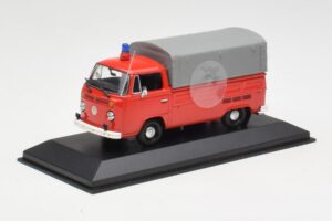 Volkswagen T2 Flatbed Hasiči Dortmund Minichamps 1:43 400053290 Kov – obrázok 2 z 4