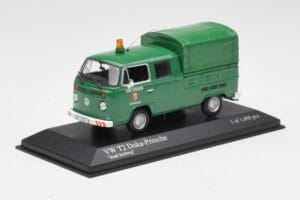 Volkswagen T2b Double Cab Flatbed Stadt Solberg Minichamps 1:43 400053261 Kov – obrázok 2 z 4
