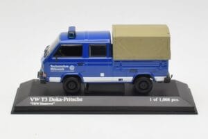 Volkswagen T3 Double Cab Flatbed THW Hannover Minichamps 1:43 400055290 Kov