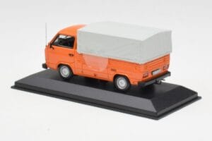 Volkswagen T3 Flatbed Oranžový Minichamps 1:43 400055200 Kov – obrázok 3 z 4