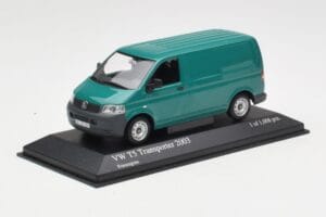 Volkswagen T5 Transporter Zelený Minichamps 1:43 400052261 Kov – obrázok 2 z 4
