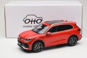 Volkswagen Tiguan eTSI R-Line Persimmon Red Metallic Otto 1:18 OT489 Živica – obrázok 6 z 6