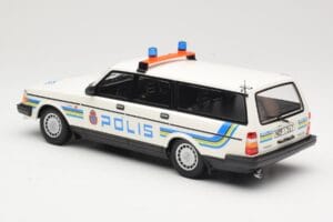 Volvo 240 GL Kombi Polis Sweden Minichamps 1:18 155171480 Kov – obrázok 5 z 6