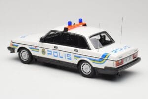 Volvo 240 GL Polis Sweden Minichamps 1:18 155171490 Kov – obrázok 5 z 6