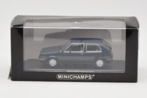 Volkswagen Golf Mk2 Modrý Výstavný Vzor Minichamps 1:43 GOLFHANDMUSTER Kov – obrázok 4 z 4