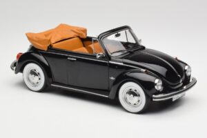 Volkswagen Beetle 1303 Kabriolet Čierny Norev 1:18 188533 Kov – obrázok 4 z 6