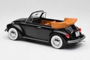 Volkswagen Beetle 1303 Kabriolet Čierny Norev 1:18 188533 Kov – obrázok 5 z 6