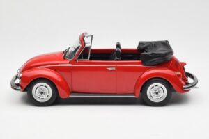 Volkswagen Beetle 1303 Kabriolet Červený Norev 1:18 188529 Kov – obrázok 3 z 6