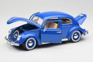 Volkswagen Beetle Modrý Bburago 1:18 23124646 Kov – obrázok 2 z 8