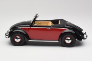Volkswagen Beetle Hebmuller Kabriolet Čierny & Červený Minichamps 1:18 107054230 Živica – obrázok 3 z 6