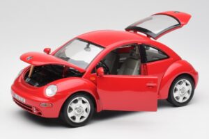 Volkswagen New Beetle Červený Bburago 1:18 8185108 Kov – obrázok 2 z 8