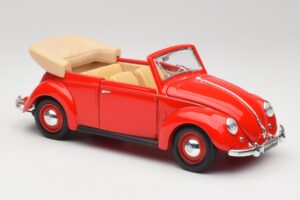 Volkswagen Kabriolet Ruby Červený Maisto 1:18 32826 Kov – obrázok 6 z 8