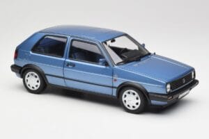 Volkswagen Golf Mk2 10 Million Star Modrá Metalíza Norev 1:18 188562 Kov – obrázok 6 z 8