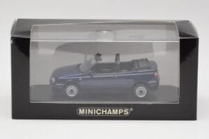 Volkswagen Golf Mk3 Kabriolet Maritime Modrý Minichamps 1:43 400055530 Kov – obrázok 4 z 4