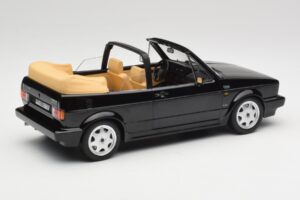 Volkswagen Golf Mk1 Kabriolet Čierny Norev 1:18 188568 Kov – obrázok 2 z 6