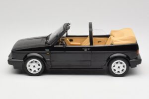 Volkswagen Golf Mk1 Kabriolet Čierny Norev 1:18 188568 Kov – obrázok 3 z 6