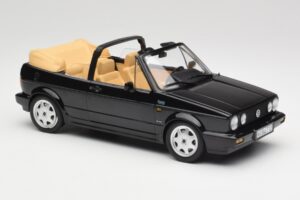 Volkswagen Golf Mk1 Kabriolet Čierny Norev 1:18 188568 Kov – obrázok 4 z 6