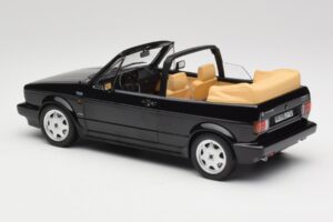 Volkswagen Golf Mk1 Kabriolet Čierny Norev 1:18 188568 Kov – obrázok 5 z 6