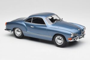 Volkswagen Karmann Ghia Coupe Neptune Modrý Minichamps 1:18 155054022 Kov – obrázok 4 z 6