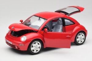 Volkswagen New Beetle Červený Bburago 1:18 3342 Kov – obrázok 2 z 8