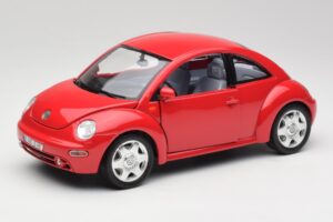 Volkswagen New Beetle Červený Bburago 1:18 3342 Kov