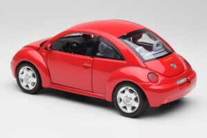 Volkswagen New Beetle Červený Bburago 1:18 3342 Kov – obrázok 7 z 8