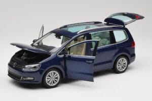 Volkswagen Sharan 7N Shadow Modrá Metalíza Minichamps 1:18 110051100 Kov – obrázok 2 z 8