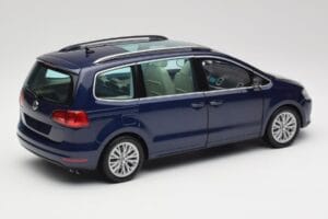 Volkswagen Sharan 7N Shadow Modrá Metalíza Minichamps 1:18 110051100 Kov – obrázok 3 z 8
