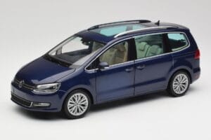 Volkswagen Sharan 7N Shadow Modrá Metalíza Minichamps 1:18 110051100 Kov