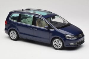 Volkswagen Sharan 7N Shadow Modrá Metalíza Minichamps 1:18 110051100 Kov – obrázok 6 z 8