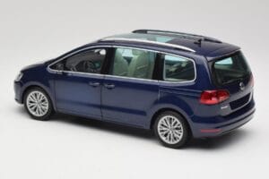 Volkswagen Sharan 7N Shadow Modrá Metalíza Minichamps 1:18 110051100 Kov – obrázok 7 z 8