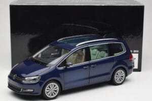 Volkswagen Sharan 7N Shadow Modrá Metalíza Minichamps 1:18 110051100 Kov – obrázok 8 z 8